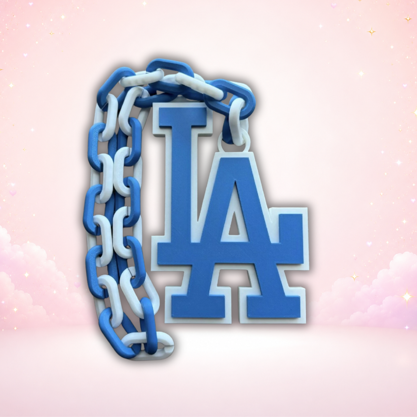 Los Angeles Baseball Hype Chain | 3D Printed Fan Accessory