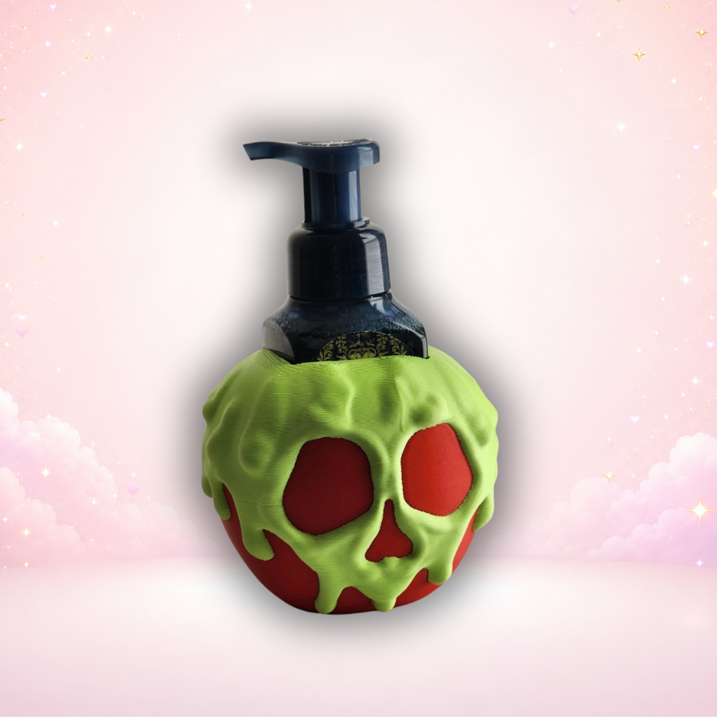 Poison Apple Inspired Foaming Soap Holder | 3D Printed Bathroom Décor