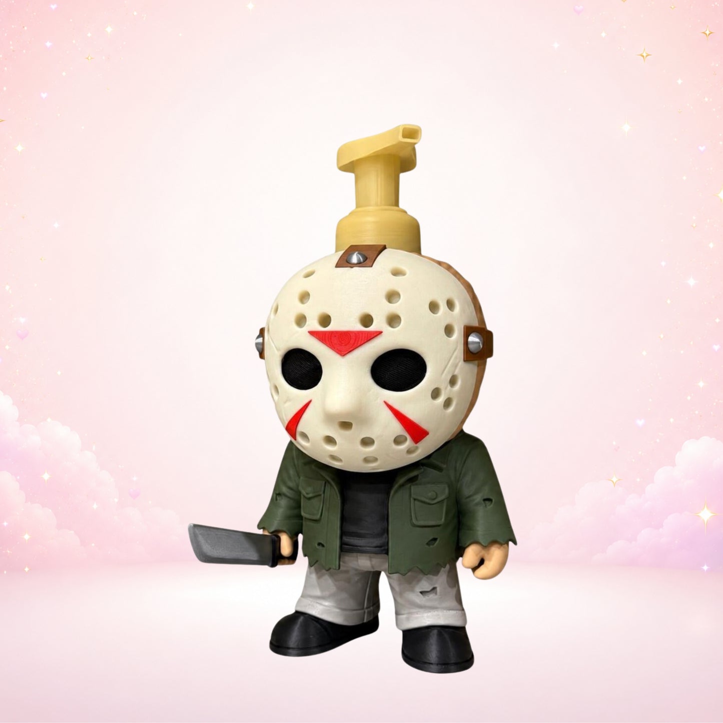 Jason Inspired Bath & Body Works Foaming Soap Holder | Horror Bathroom Decor