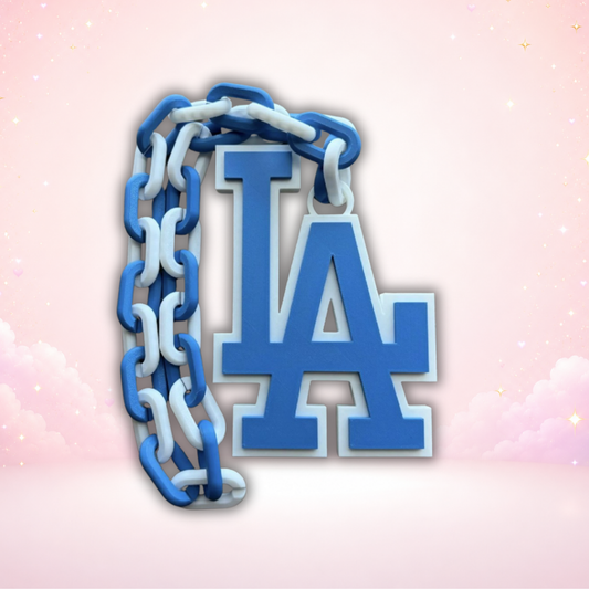 Los Angeles Baseball Hype Chain | 3D Printed Fan Accessory