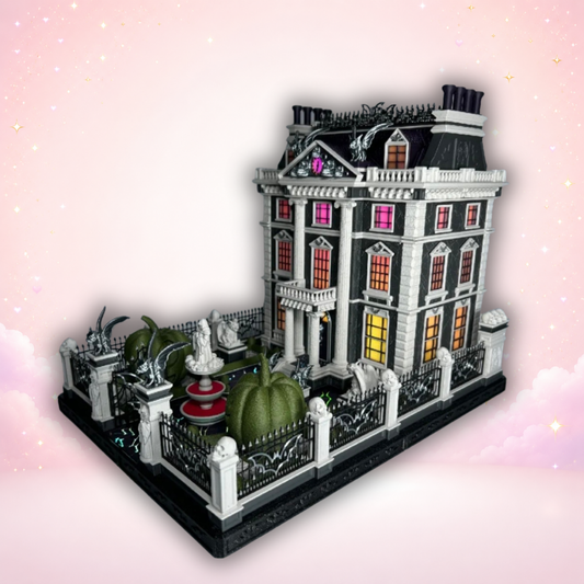 Haunted Mansion Inspired 3D Printed Display | Optional LED Lights