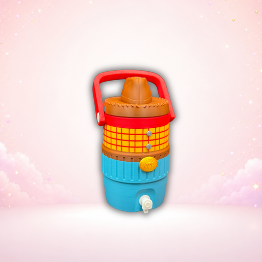 Cowboy Inspired Mini Water Cooler Can Holder | 3D Printed Drink Koozie