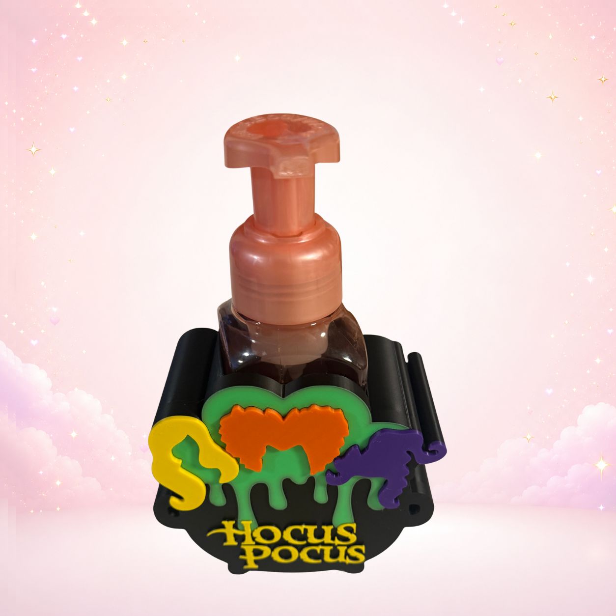 Hocus Pocus Inspired Bath & Body Works Foam Soap Holder | 3D Printed Halloween Soap Sleeve | Witch Bathroom Decor | Handmade PLA