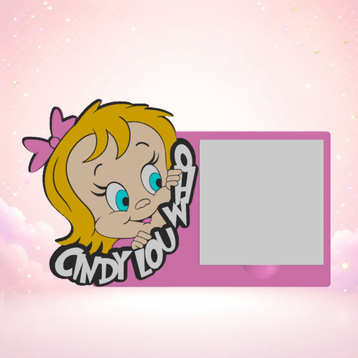 🎀 Cindy Lou Who Inspired Sticky Note Holder